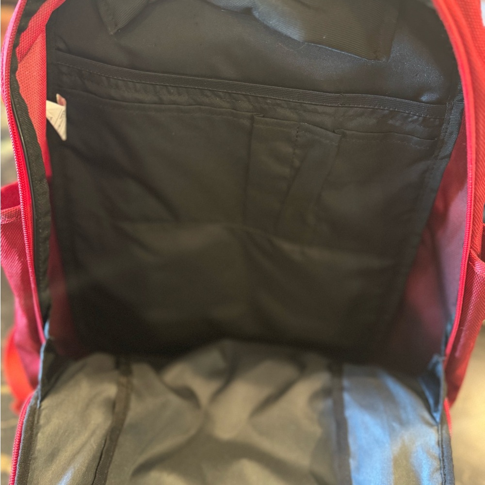 Nike Black and Red Men's Backpack - Picture 2 of 5